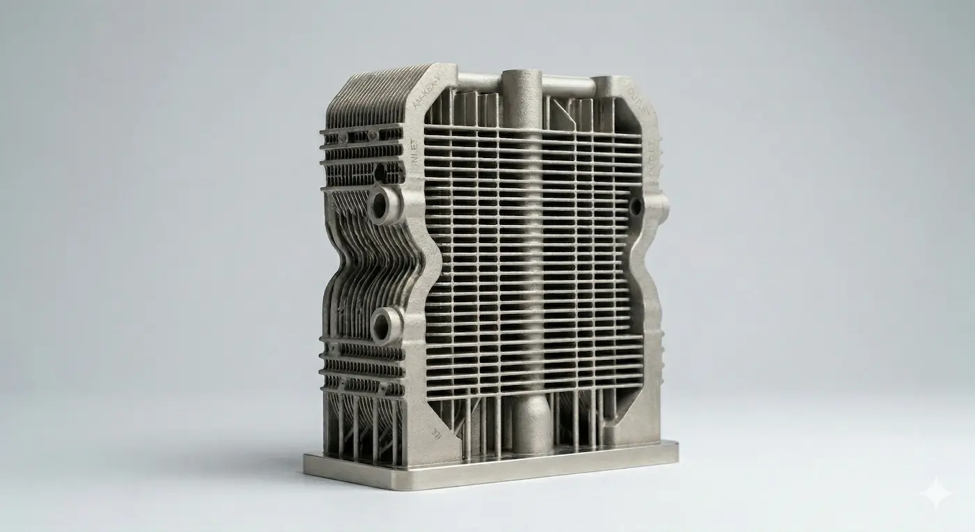 Impression 3D Métal DMLS Poudre Echangeur thermique